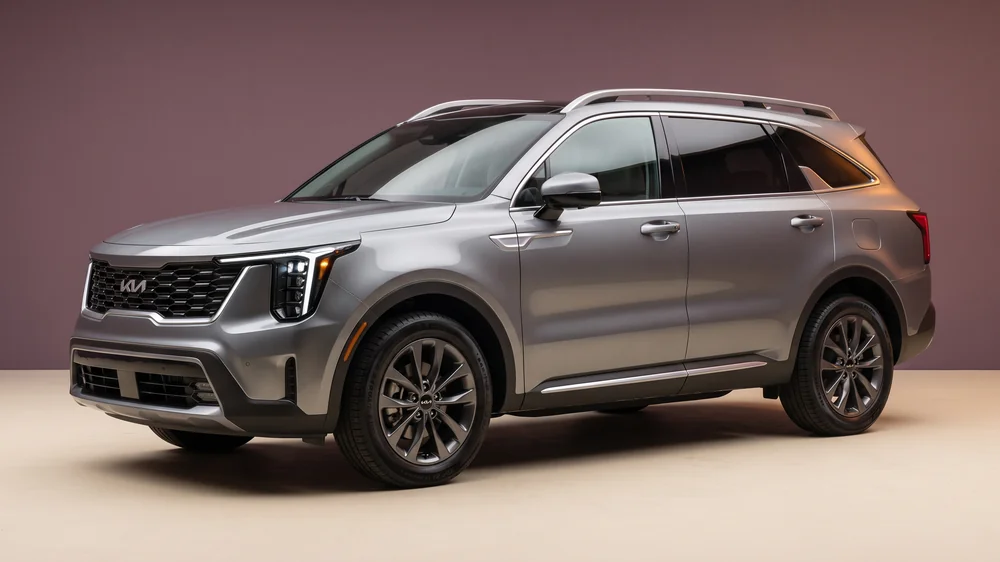 Kia Sorento · Essential XL class, illustrative vehicle image