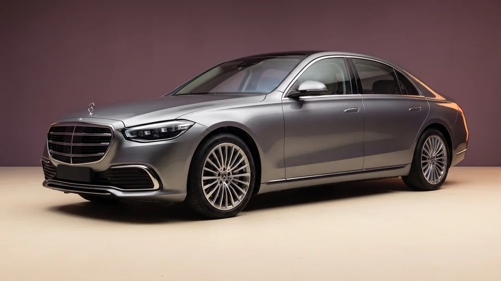 Mercedes-Benz S-Class · First Class class, illustrative vehicle image